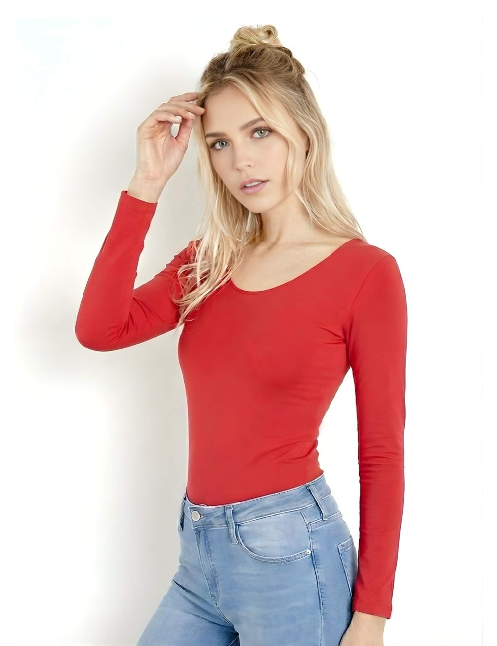 🩶 CAMISETA ULI - Escote redondo