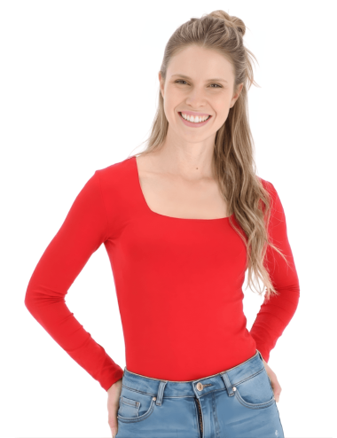 🩶 CAMISETA CUB - Escote...