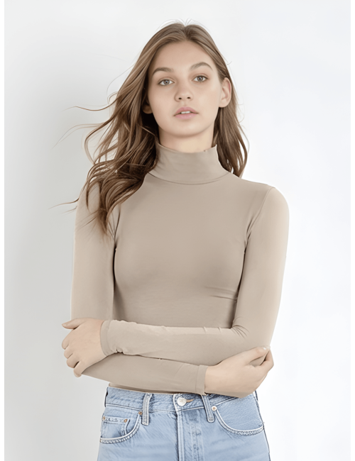 🩶 CAMISETA BEA - Cuello Beatle
