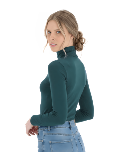 🩶 CAMISETA BEA - Cuello Beatle