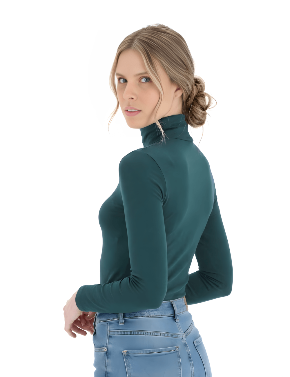 🩶 CAMISETA BEA - Cuello Beatle