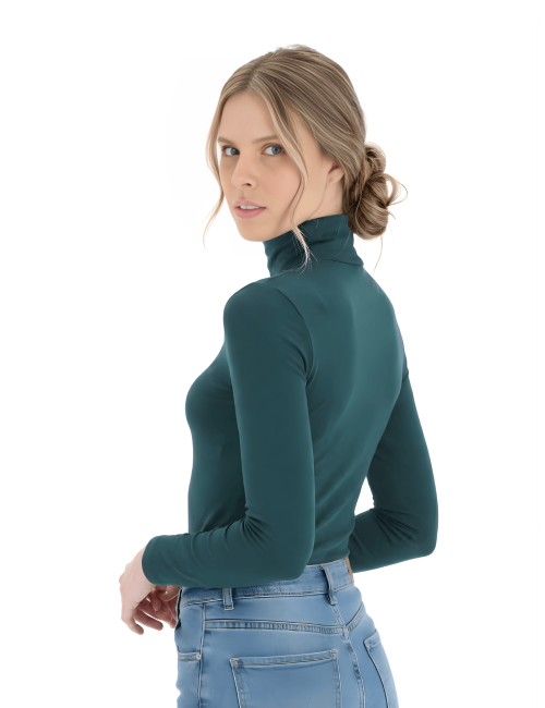 🩶 CAMISETA BEA - Cuello Beatle