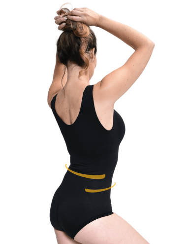 💙 Body en V modelante Karam - Faja y escote en V