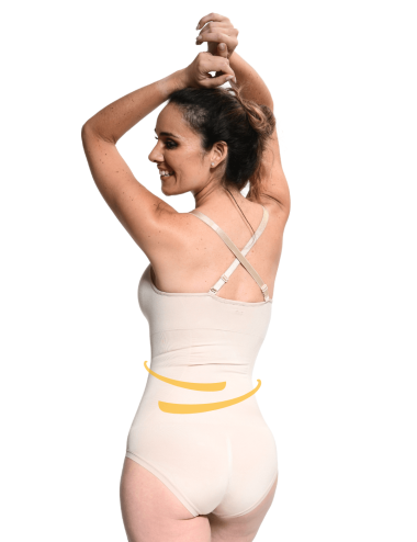 💙 Body bretel modelante Karam - breteles desmontables.