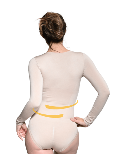 💙 Body manga larga modelante Karam – Faja